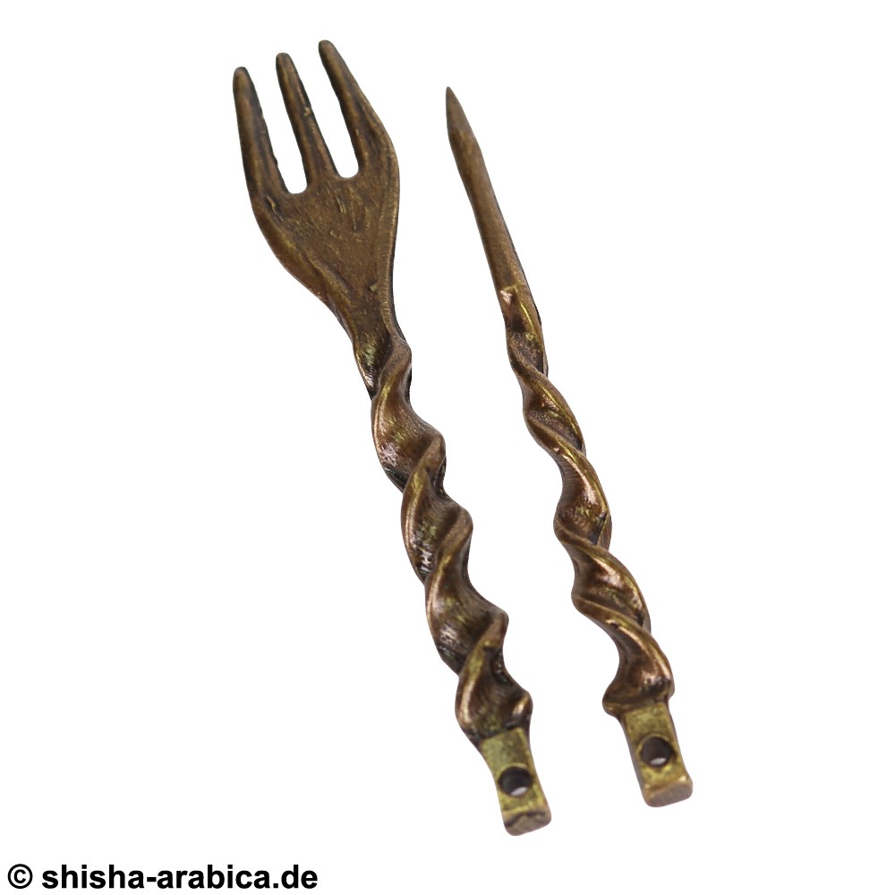 Tabakgabel + Folienstecher Curl