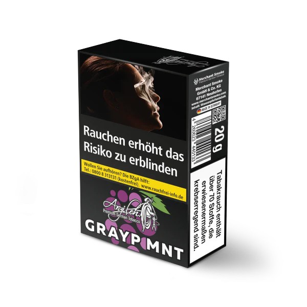 Argileh Tobacco 20g - Grayp Mnt