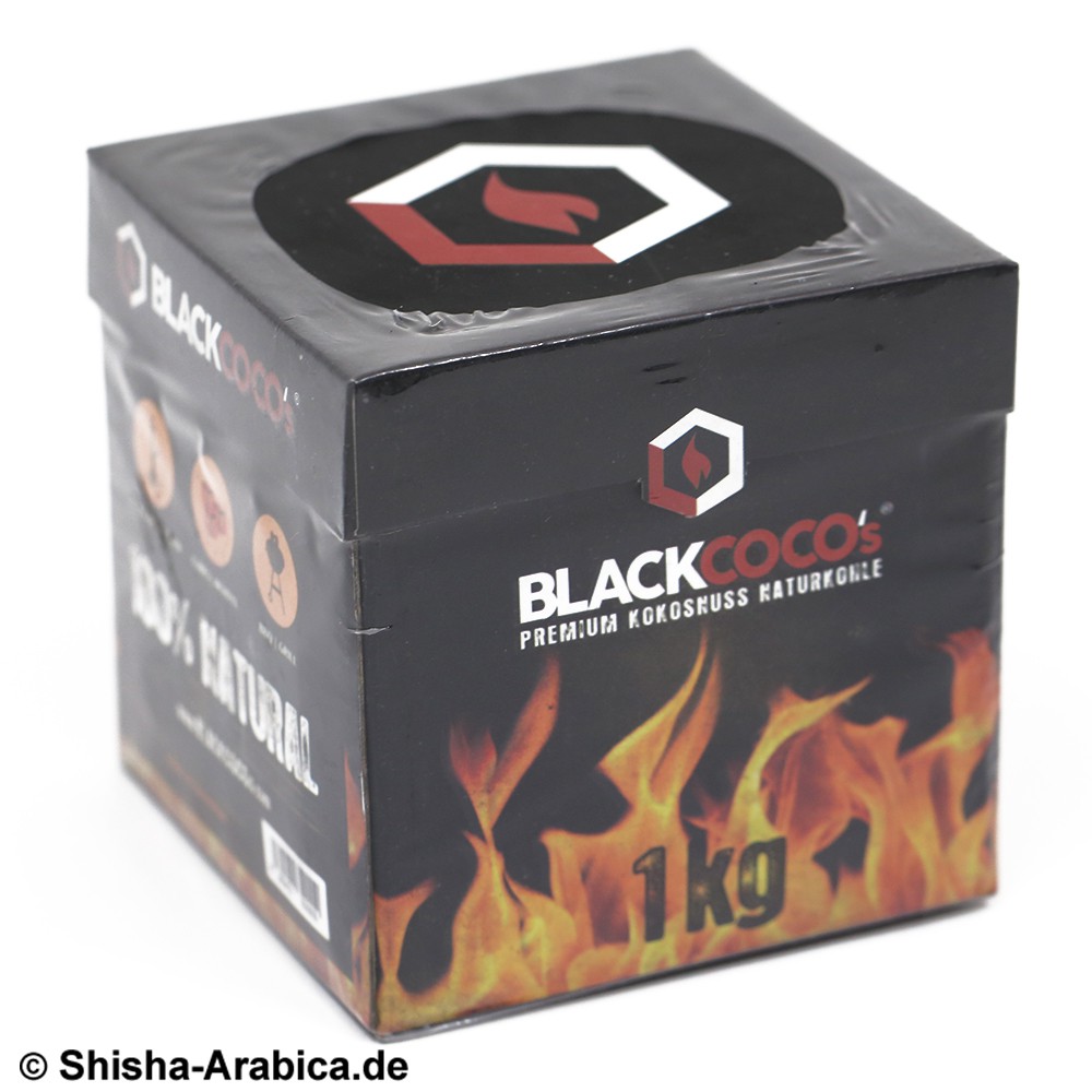 Black Coco's Premium Kokosnuss Naturkohle 1kg