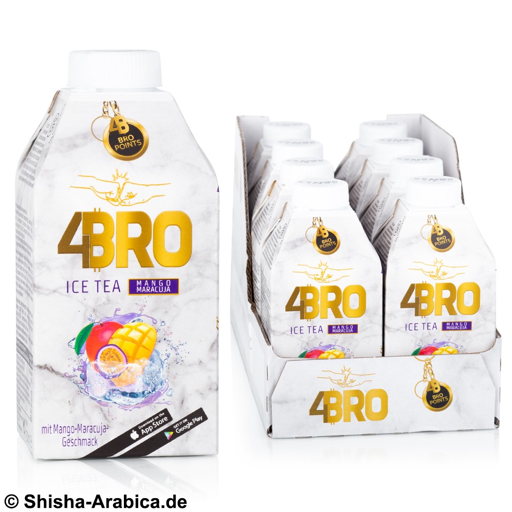 4BRO Ice Tea - Mango Maracuja - 8 x 500ml