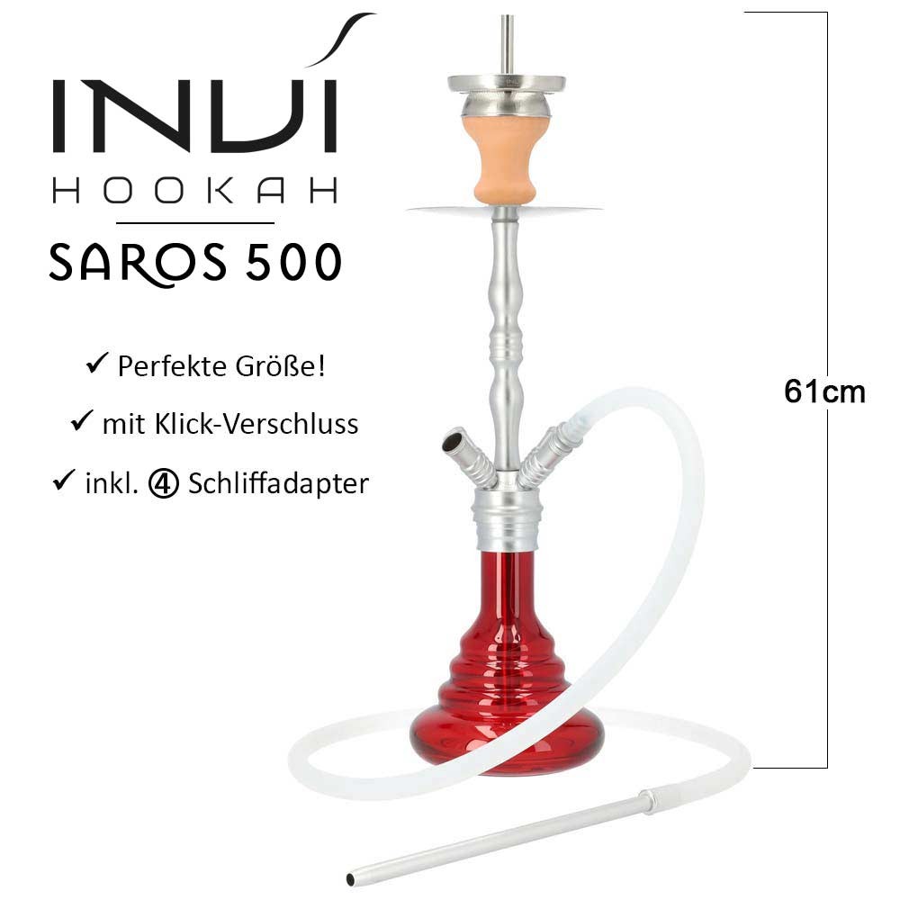 INVI Saros 500 Silver - Shiny Red