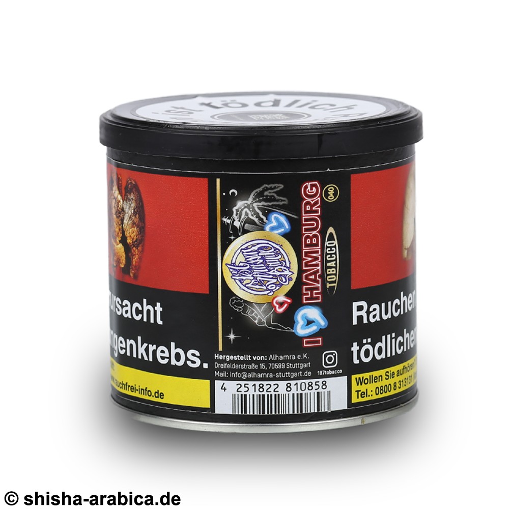 187 Tobacco I Love Hamburg 200g