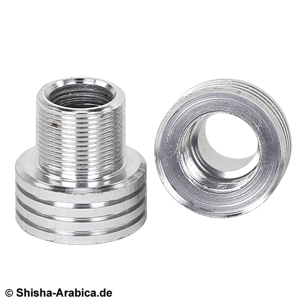 PNX Glasrauchsäulen Adapterset Chrome
