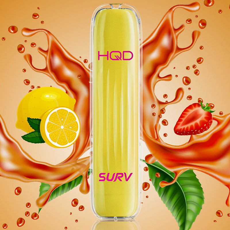 HQD Surv Disposable E-Shisha 600 Züge Strawberry Lemonade