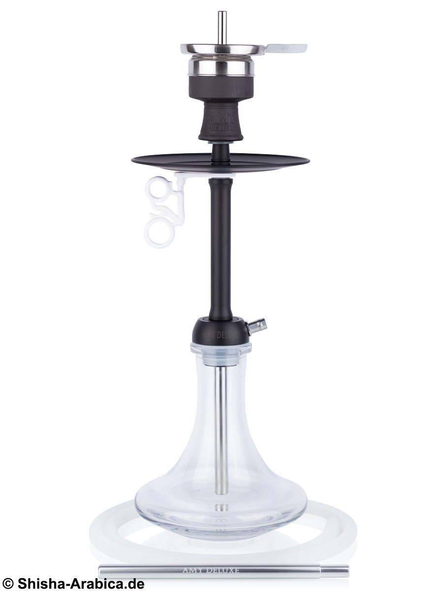 Amy Deluxe 121.02 Alu Sleek S Clear (Matt schwarze Säule)