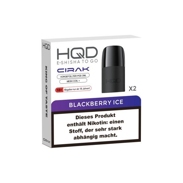 HQD Cirak Pod - Blackberry Ice (2er Pack)