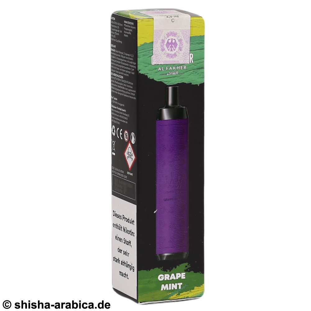 Al Fakher - Crown Bar Grape Mint 600