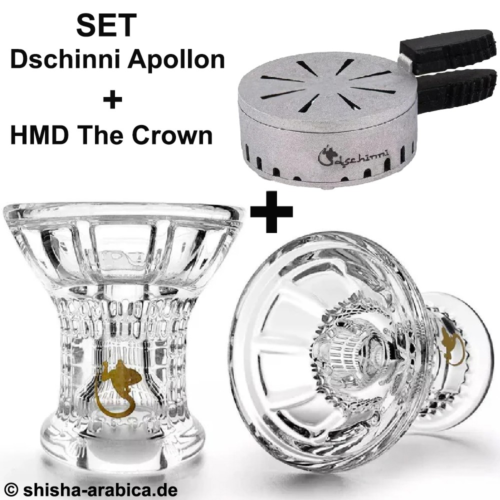 Set | Dschinni Apollon inkl. The Crown HMD Silver