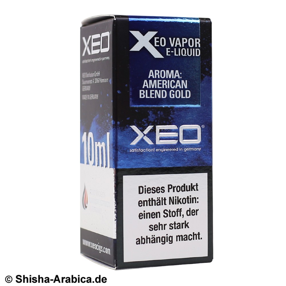 XEO E-Liquid 3mg American Blend Gold