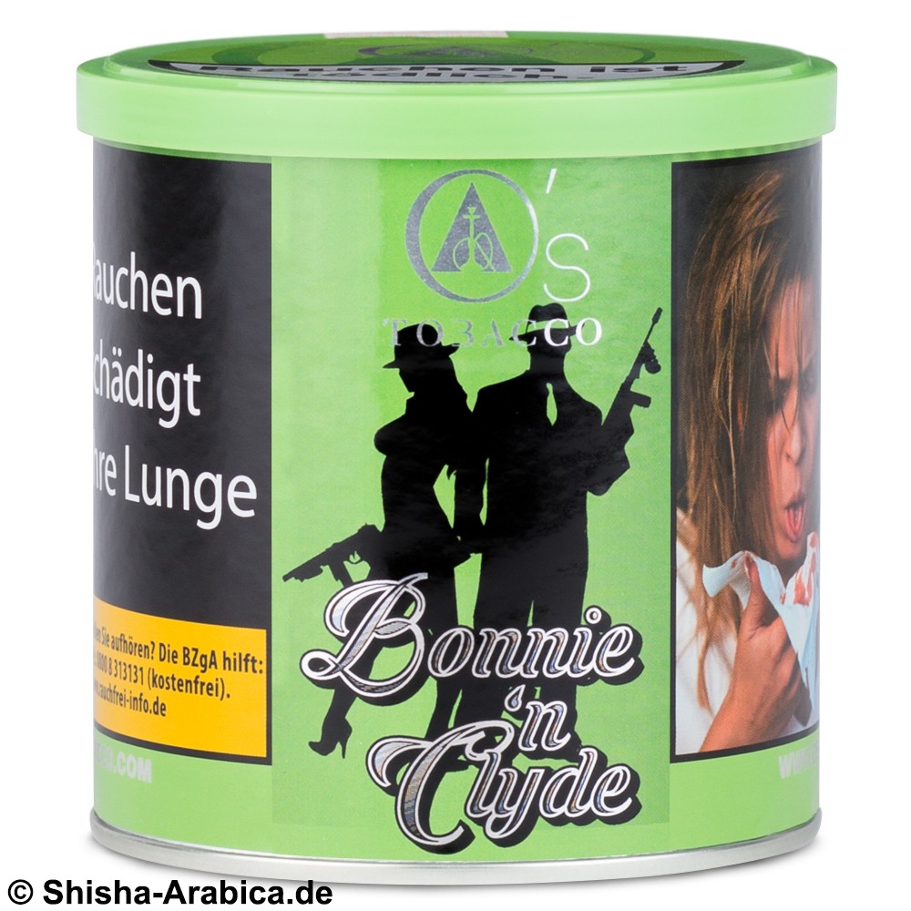 O's Tobacco Green - Bonnie'n Clyde 200g