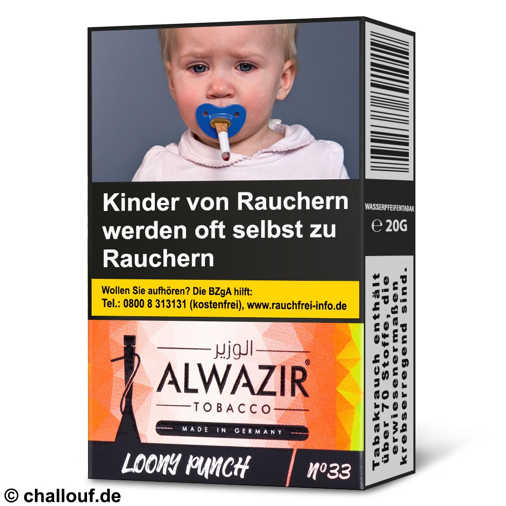Alwazir Tobacco 20g - Loony Punch (No.33)