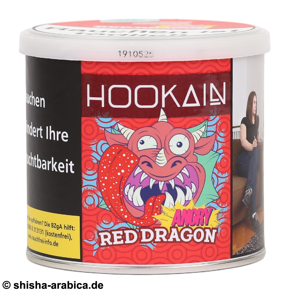 Hookain Tobacco - Angry Red Dragon 200g