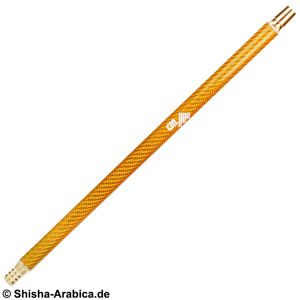 WD Hookah V2A-Carbon-Mundstück Gold-Gold