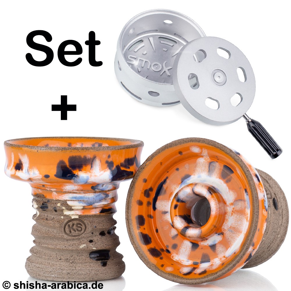 SET I KS Player PfirsichBrei inkl. Smokah HMD 2.0 Silver