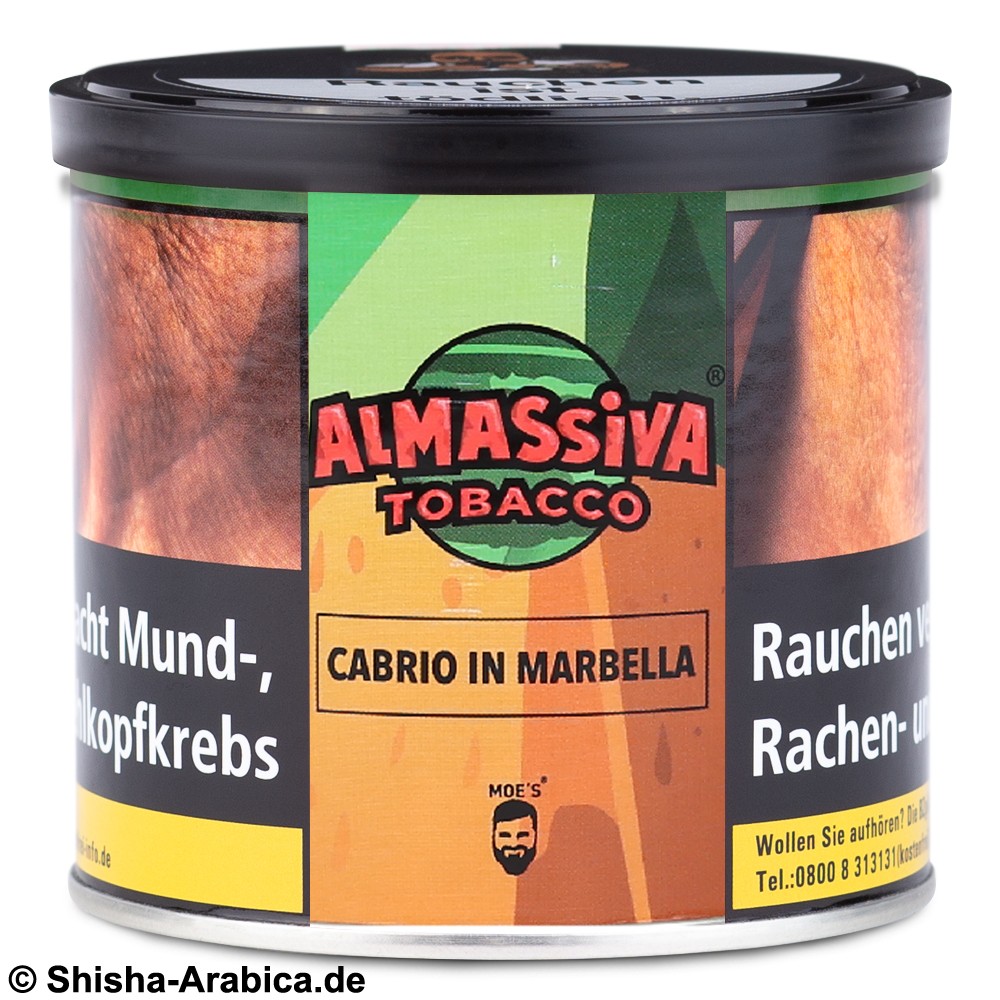 tobacco marbella ALMASSIVA Tobacco - Cabrio In Marbella 200g