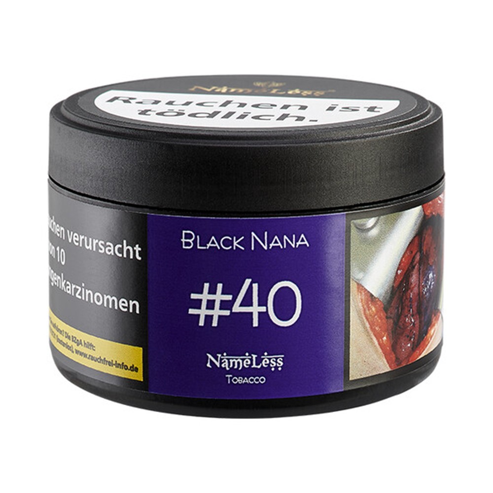 NameLess Tobacco 25g - Black Nana #40