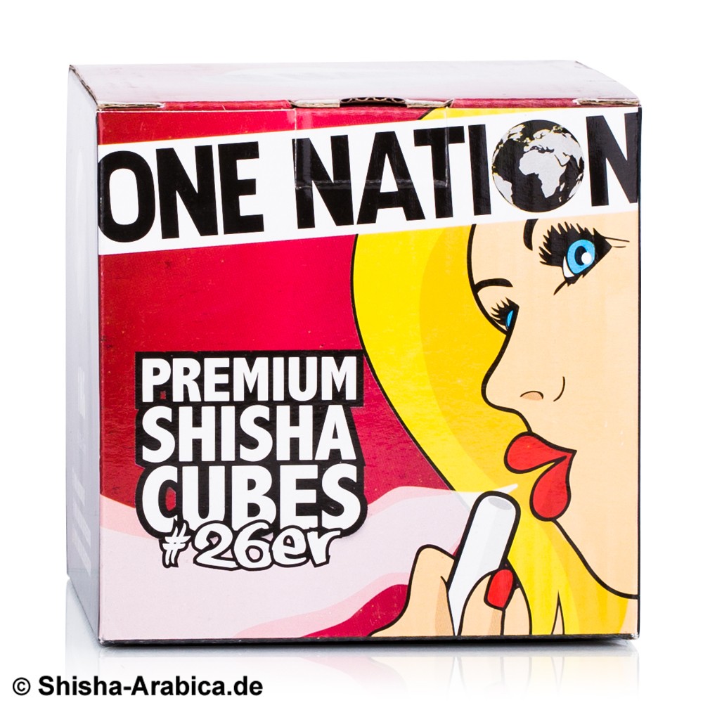 One Nation Premium Shisha Cubes #26er 1kg
