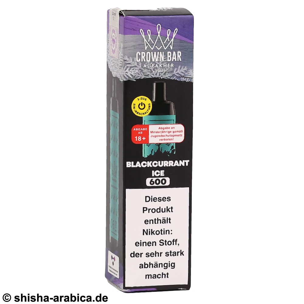 Al Fakher - Crown Bar Blackcurrant Ice 600