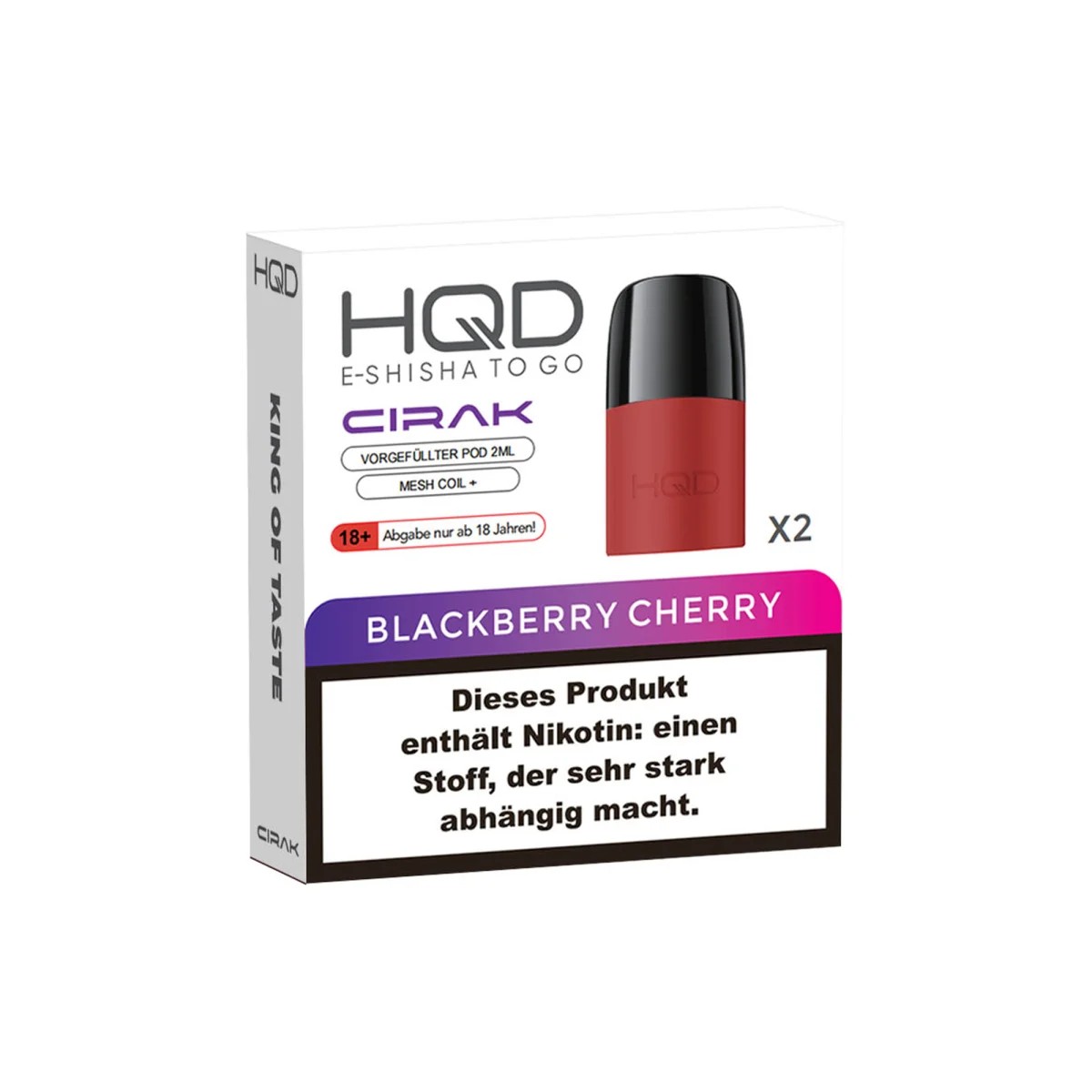 HQD Cirak Pod - Blackberry Cherry (2er Pack)